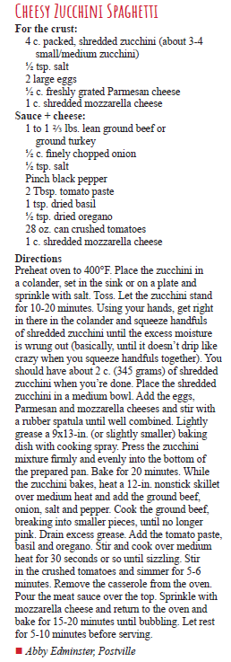 Cheesy Zucchini Spaghetti