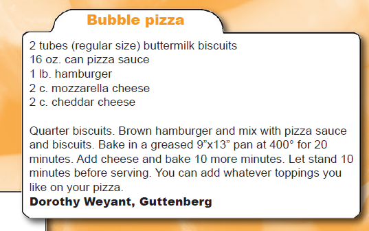Bubble Pizza