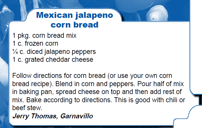 Mexican Jalapeno Corn Bread