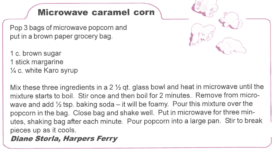 MIcrowave Caramel Corn