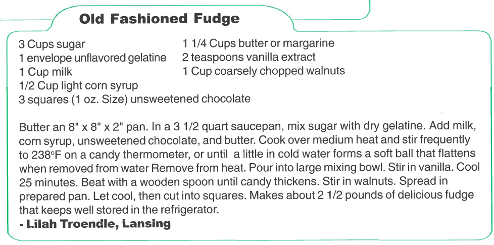 Old Fashioned Fudge