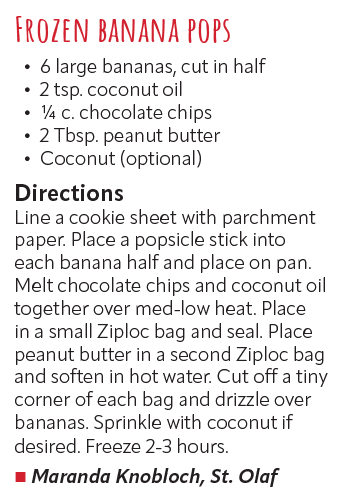 Frozen Banana Pops
