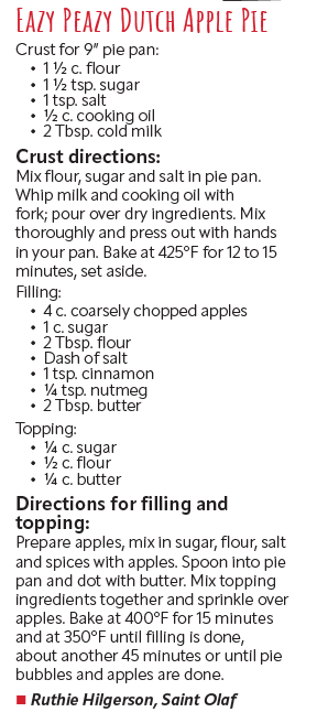 Easy Peazy Dutch Apple Pie