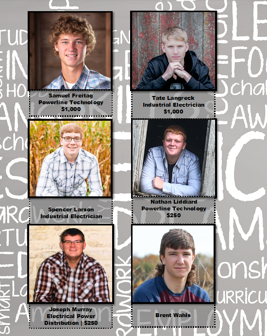 2020 Scholarship Winners