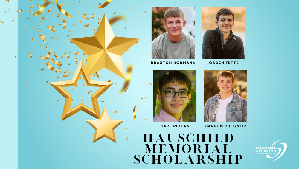 2026 Hauschild Memorial Scholarship Winners