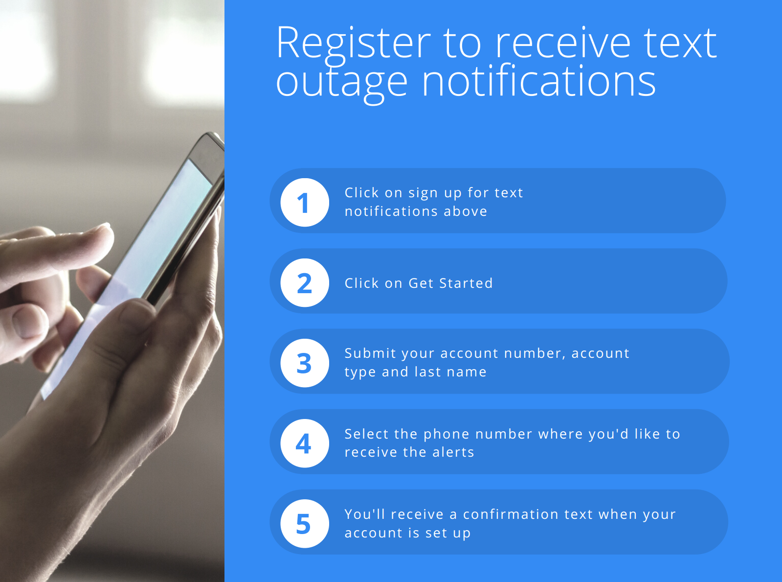 Register to Receive Text Notifications